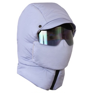 护头护耳雷锋帽男款冬天骑车防风防寒面罩女士户外加绒加厚保暖帽