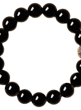 【普陀山官方】黑曜石本命佛手串