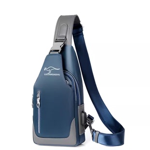 【官方正品】胸包男斜挎包韩版潮帆布单肩包胸前包牛津布包斜挎包