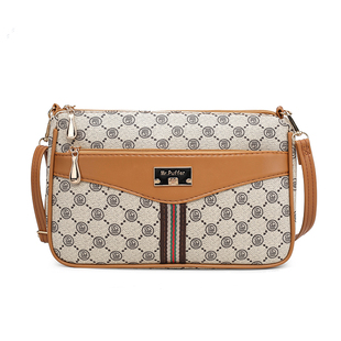 真皮质感女士包包2026新款大容量印花大气中年妈妈女包单肩斜挎包