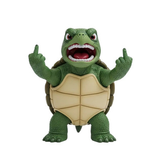 跨境新款Angry Animals Gang愤怒的动物雕像摆件办公室桌面小摆件