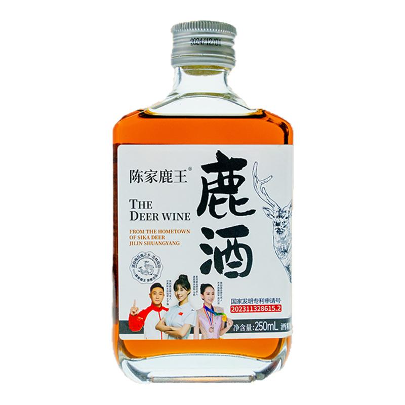 中科花鹿梅花鹿鹿酒250ml吉林双阳梅花鹿滋补养身高粱酒温补鹿酒