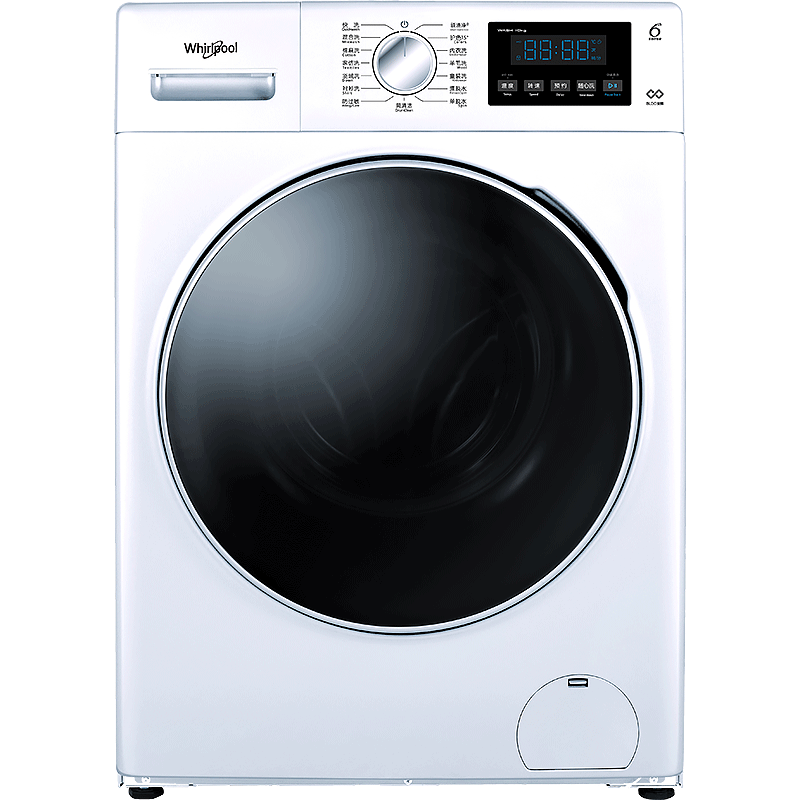 惠而浦洗衣机10KG大容量变频滚筒全自动家用洗脱一体EWFC406120RW