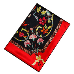 微瑕疵真丝大方巾110真丝丝巾女秋冬天2025新款妈妈秋季围巾披肩