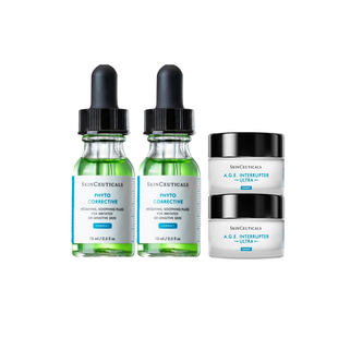 【自营】修丽可色修精华15ml*2+AGE面霜15ml*2套装  补水保湿