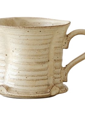 WUSEI中古手作小众粗陶咖啡杯