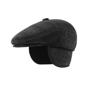 中老年男士前进帽子围巾手套三件套套装送爸爸长辈爷爷新年礼盒装