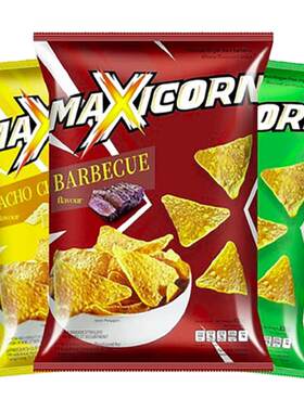 印尼进口MAXICORN大包玉米片零食