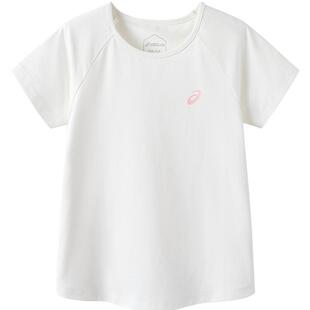 ASICS/亚瑟士童装夏季新款女童插肩袖针织棉感索罗娜短袖T恤