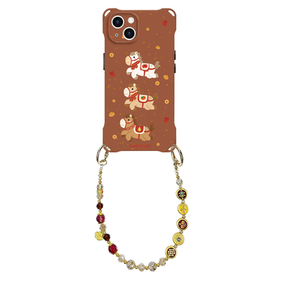 秋冬新款马上有钱手机壳