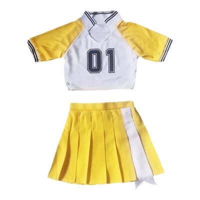 啦啦操演出服装宇宙少女同学生运动会足球宝贝套装女拉拉队表演服