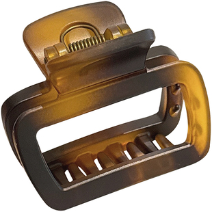 鸡毛半扎发发夹女后脑勺小抓夹高级发量少鲨鱼夹头饰2026新款高端