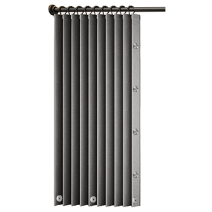 卫生间防水隐形折叠浴帘加厚防霉高档淋浴干湿分离隔断门帘免打孔