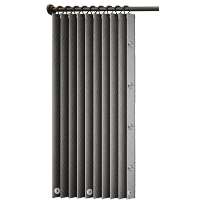 2026防水防霉防锈浴室折叠浴帘