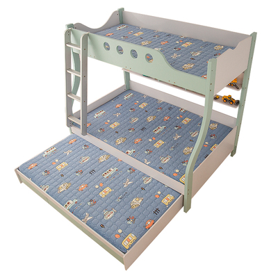 儿童冬季牛奶绒夹棉加厚床笠定做