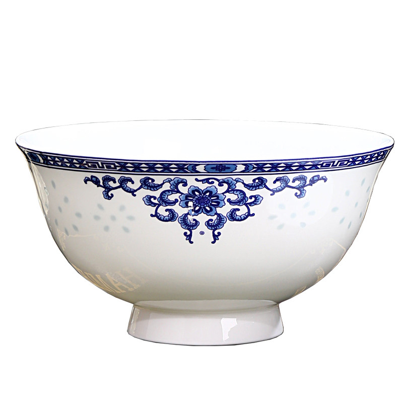 景德镇青花骨瓷碗盘餐具