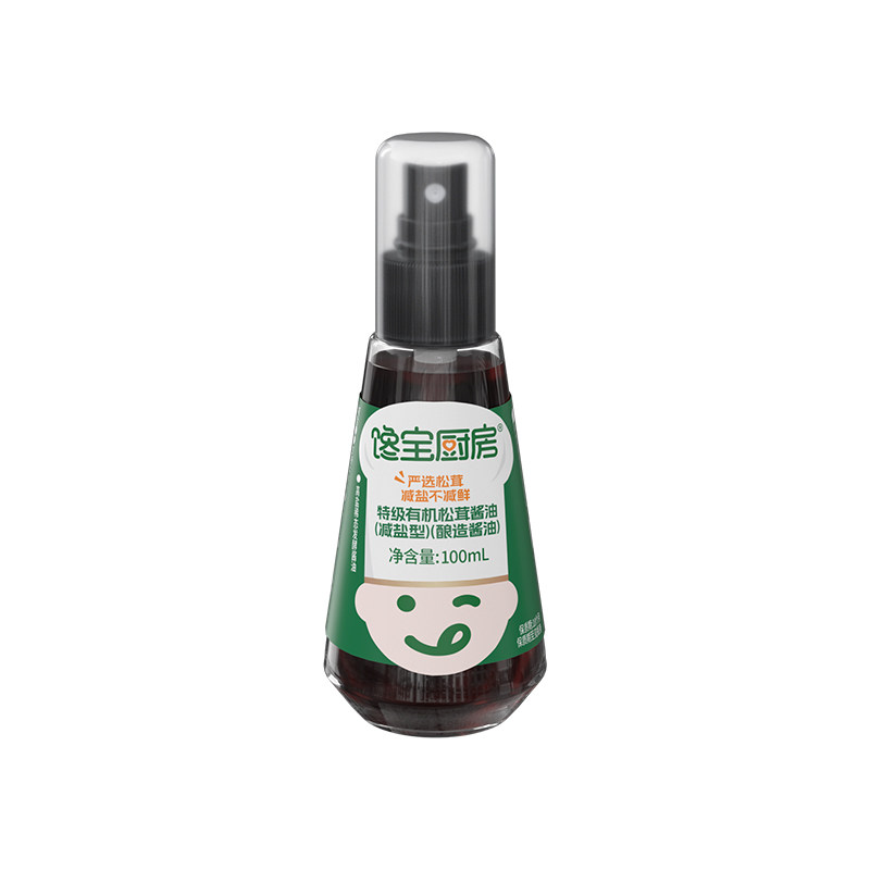 减钠62%有机松茸酱油带喷头儿童