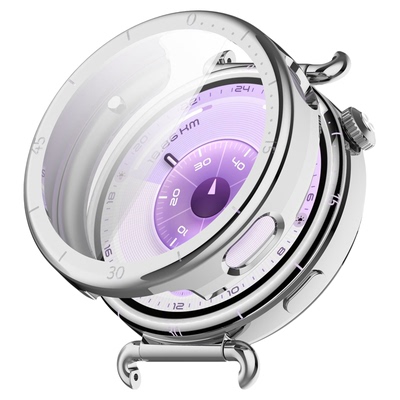 适用华为GT6手表18mm马鞍棕tpu刻度保护壳watchgt6运动流光紫保护套女生浮光白配件屏幕保护防刮耐磨