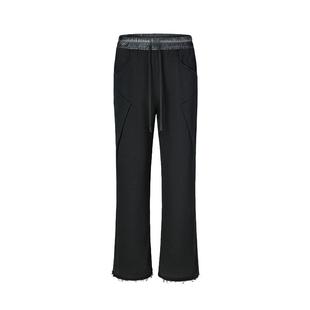 The Last Redemption 春夏季男女同款折角卫裤休闲长裤 301460