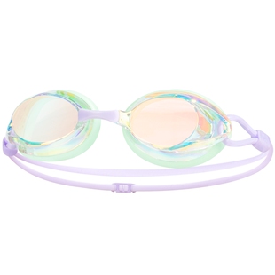 速浪近视女竞速游泳镜眼镜防水防雾镀膜高清粉紫色专业小框带度数