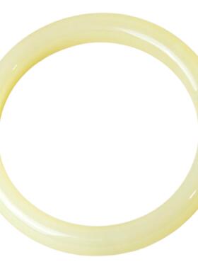 62mm和田玉黄玉手镯女款玉镯