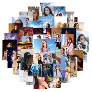 120张高颜值邓紫棋合集贴纸明星手账装饰手机壳桌面行李箱笔记本电脑贴画