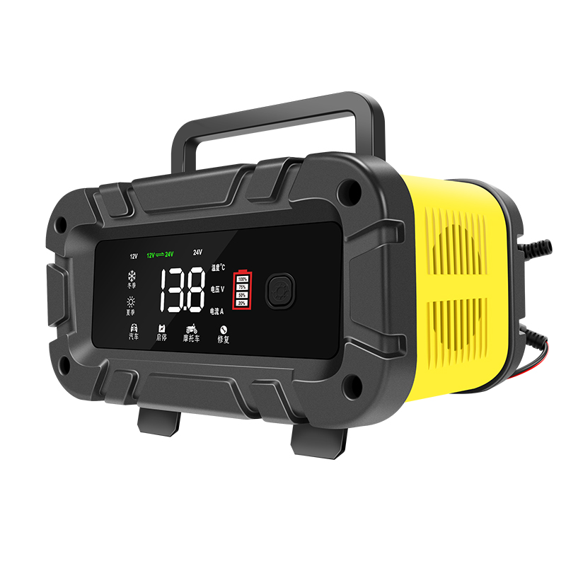 汽車電瓶充電器12v24v摩托車充電機(jī)全自動大功率啟停蓄電池修復(fù)型