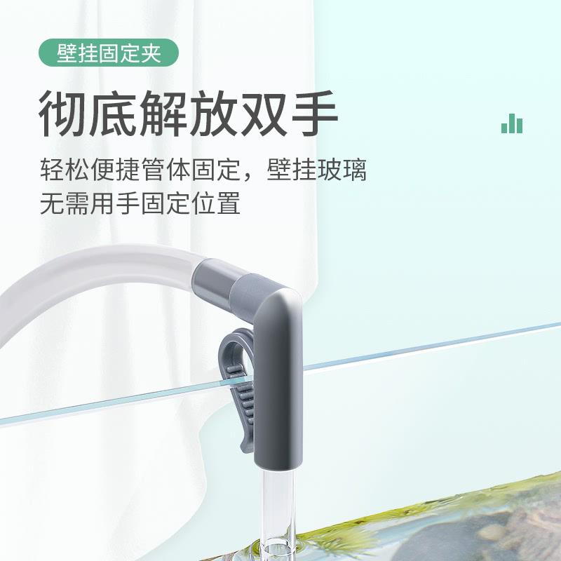 尼泊洱鱼缸换水神器吸便器小型抽水管手动吸鱼屎迷你清洗清洁工具