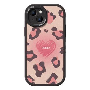 爱心豹纹适用苹果16手机壳15女款iphone14pro保护套12mini全13包11promax硅胶xr磨8砂xs防摔7plus新款6s软max