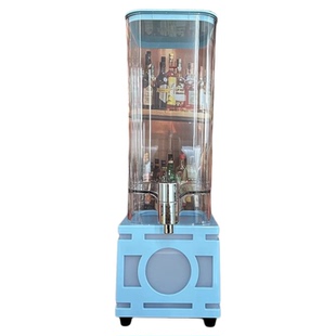 创意发光酒炮桶酒吧KTV商用啤酒桶带龙头扎啤桶3升网红可乐桶容器