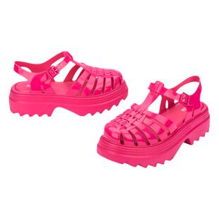 Melissa梅丽莎夏季新款女齿轮厚底果冻配色罗马凉鞋35818