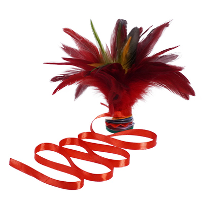 带绳鸡毛毽子幼儿园小学生儿童键子毽球比赛专用耐踢羽毛踢腱子