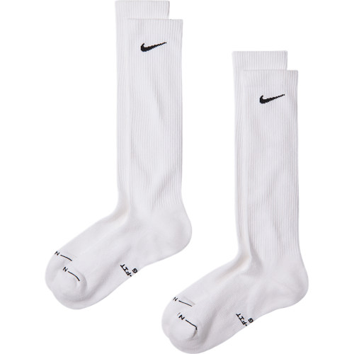 Nike/耐克官方正品新款男白黑色柔软贴合支撑长筒袜HQ8510-100