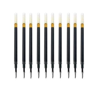 古诗美大容量黑色红色中性笔芯0.5/0.7/1.0mm加粗替芯学校教师专用红笔芯红笔壳碳素笔芯签字签名