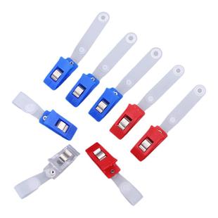 100个塑料胸卡工作证件夹 展会证胸牌金属别针夹厂牌夹护士胸卡夹