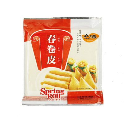 冷冻春卷皮名味600g40张