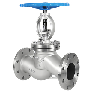 304/316L不锈钢截止阀J41W/H-16P高温高压锅炉蒸汽法兰截止阀DN50