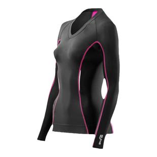 李宁联名SKINS思金斯A200长袖上衣女款运动紧身衣ANGF002