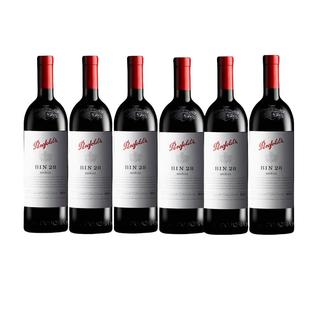 【自营】澳洲奔富BIN28西拉/设拉子干红葡萄酒木塞跨境*6支装
