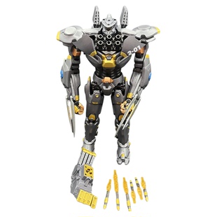 环太平洋1 电镀豪华版发光尤里卡突袭者机甲.流浪者赤红可动手办