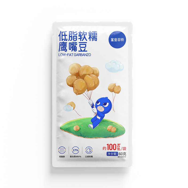 鲨鱼菲特三色豆0低脂肪鹰嘴豆子