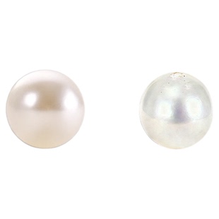 天然真珍珠散珠有孔2/3/4mm淡水珠子小灯泡baby珠手工串珠diy材料