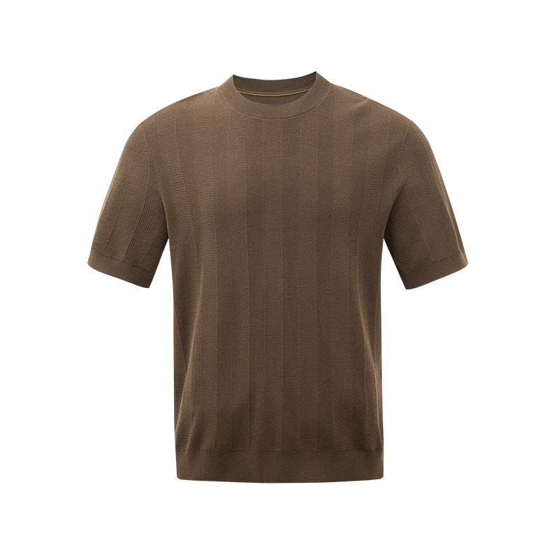 【桑蚕丝】2026夏季新款Cleanfit男士短袖T恤老钱风圆领美式上衣