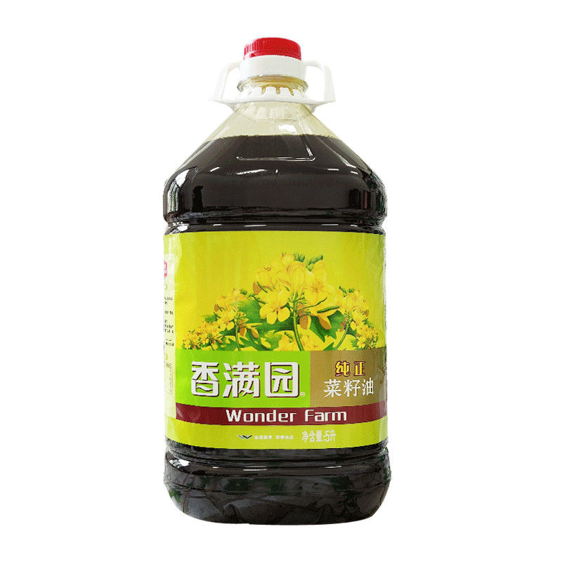 香满园纯正菜籽油5L/桶装家用营养炒菜食用油