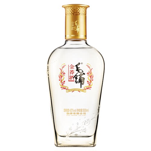 毛铺酒官方旗舰店42度金荞酒紫荞500ml*2瓶礼盒装苦荞白酒基酒水