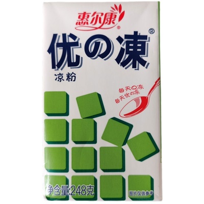 惠尔康优の冻仙草粉凉茶黑248g