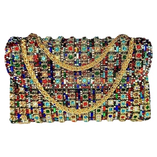 MissingYou 2025新款晚宴包时尚宴会礼服晚装包镶钻包欧美派对包