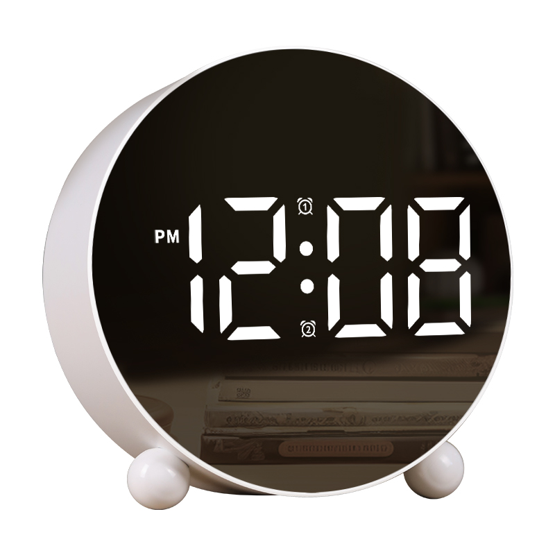 2025新款桌面智能小闹钟学生专用夜光闹铃台式静音摆件电子时钟表