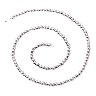 男士项链 古天乐同款项链 韩版时尚钛钢佛珠项链欧美长款 超个性