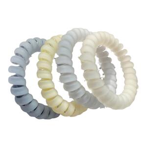 磨砂电话线发圈女高弹力耐用扎头发橡皮筋头绳2024马尾不伤发头饰